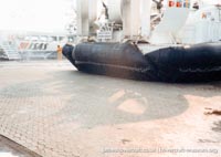 AP1-88 hovercraft with the Scandinavian company SAS -  (credit: The <a href='http://www.hovercraft-museum.org/' target='_blank'>Hovercraft Museum Trust</a>).